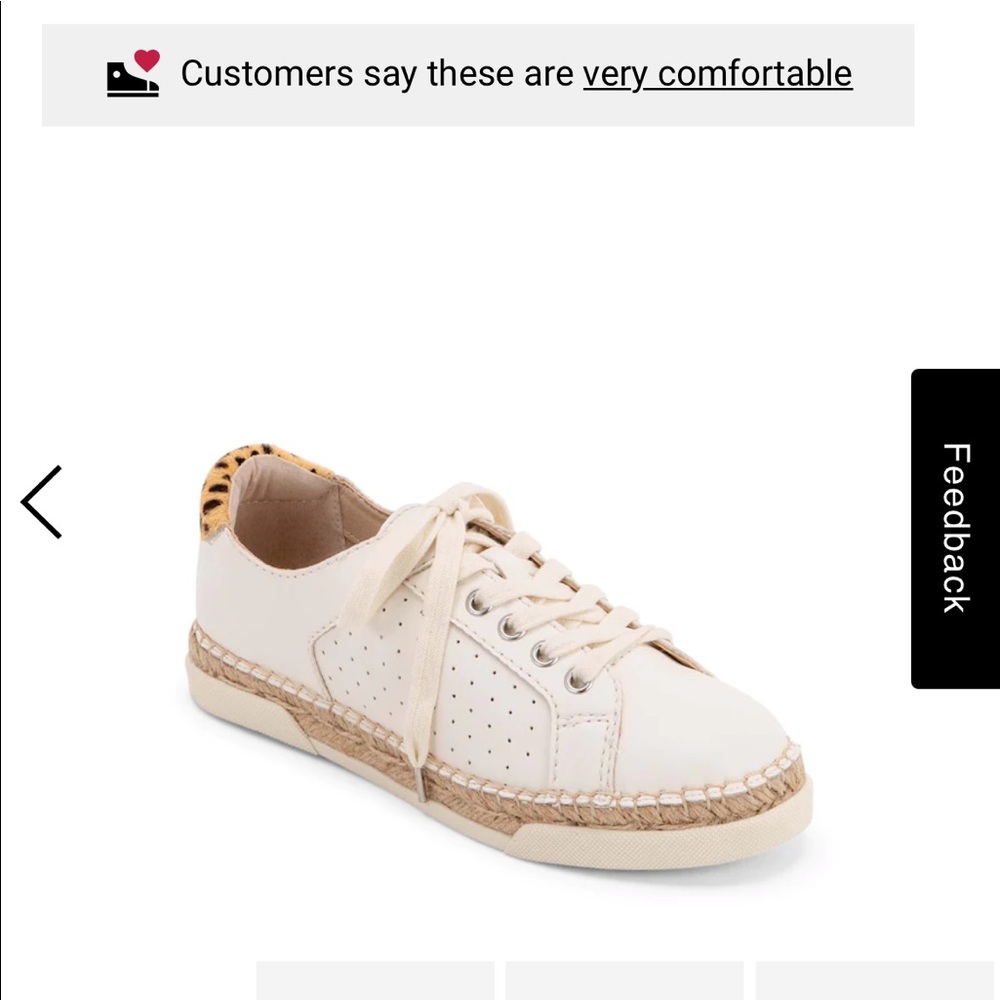 EUC - Dolce Vita Morris Espadrille Sneaker with Leopard and Hot Pink Detail - Picture 4 of 13